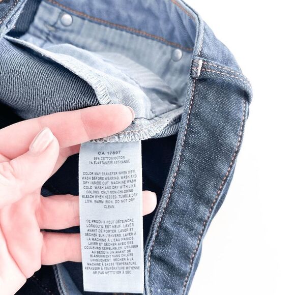 Gap 1969 Womens Low Rise Always Skinny Dark Wash Blue Denim Jeans Size 28 - Picture 10 of 11